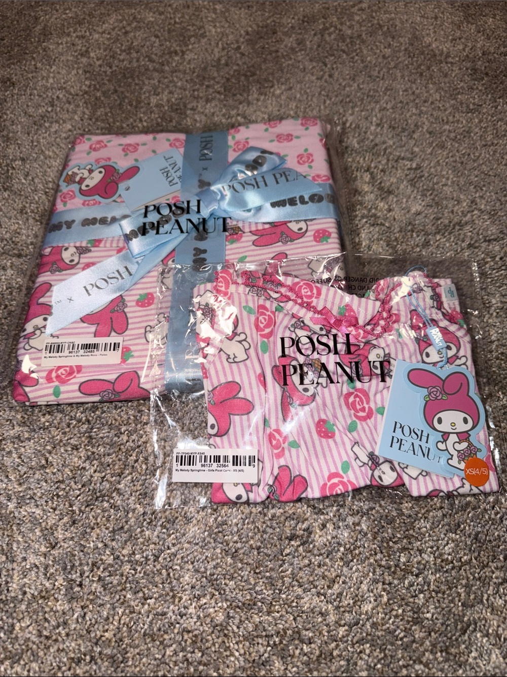 Posh Peanut Hello Kitty My Melody Springtime/Rose